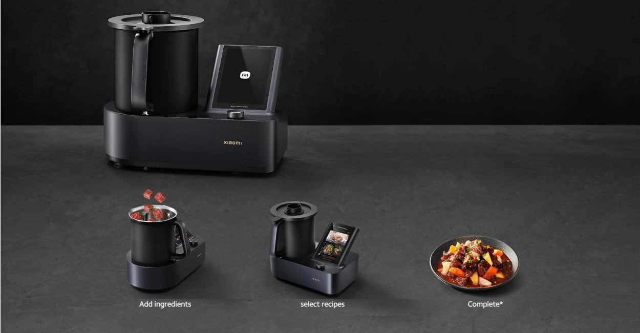 Πολυμάγειρας XIAOMI Robot Smart Cooking MCC01M με CookingloT Μαύρο Πολυμάγειρας XIAOMI Robot Smart Cooking MCC01M με CookingloT Μαύρο